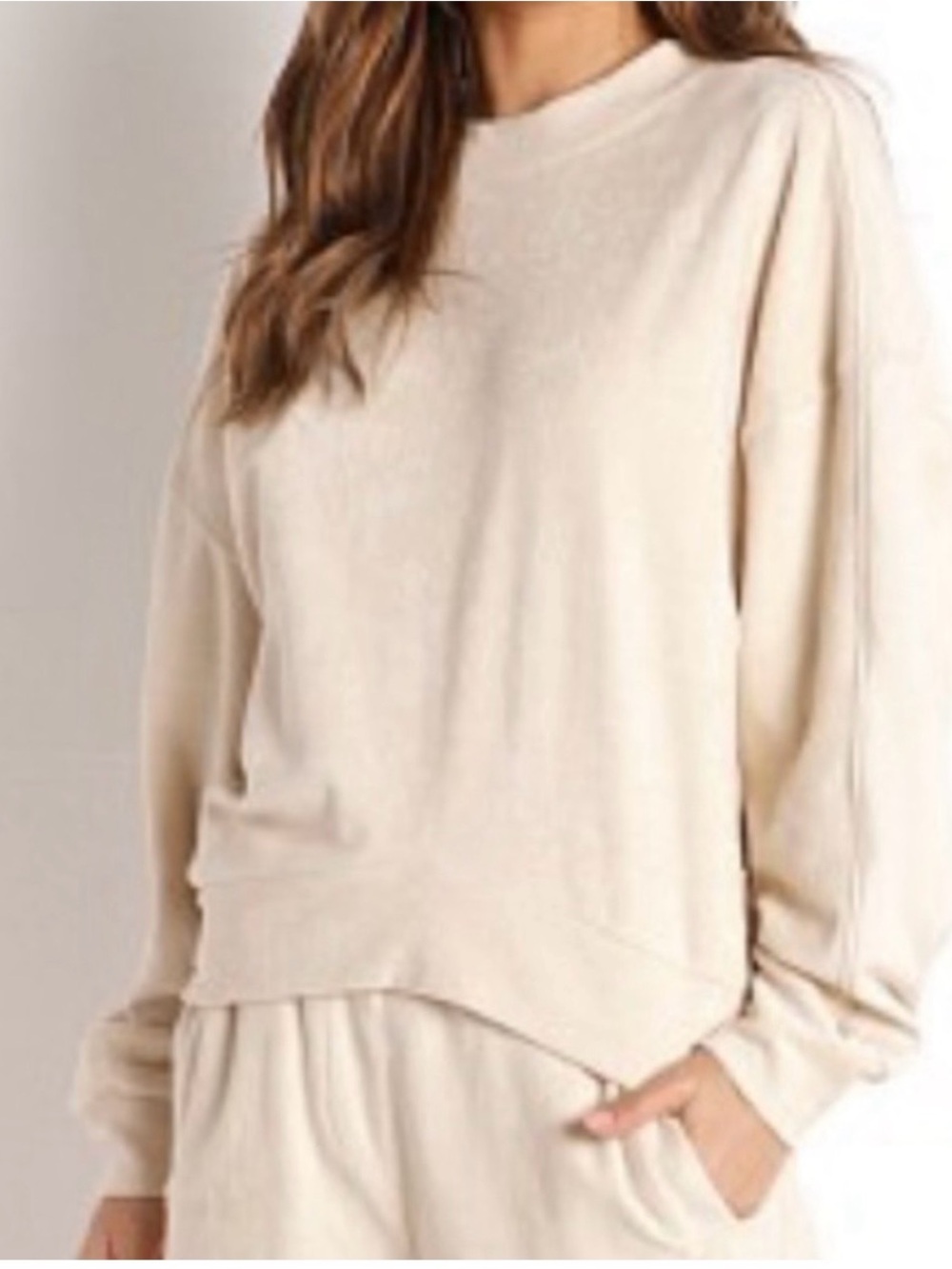VARLEY Lyle sweatshirt in Sandshell size XS NWT